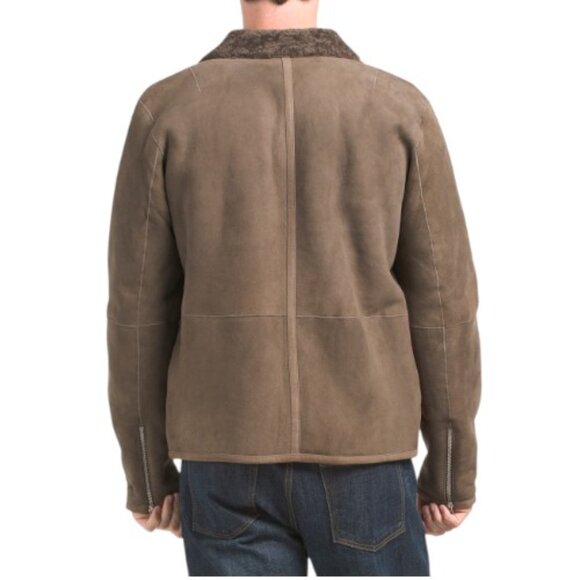 RAG & BONE Mink Shearling Grant Jacket - Picture 2 of 2